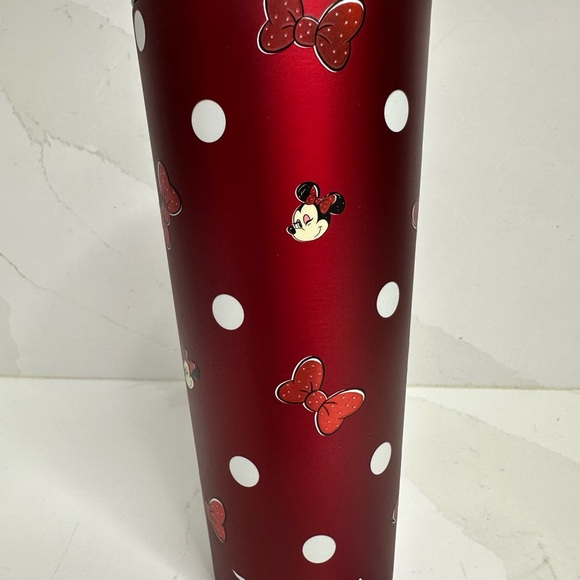 2025 Disneyland x Starbucks Minnie Mouse POLKA DOT Stainless Steel Tumbler NWT - Picture 7 of 9